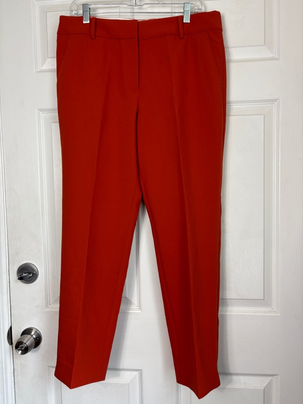 Talbots Hampshire Ankle Pant in vibrant rusty orange Size 12 dressy work pant
